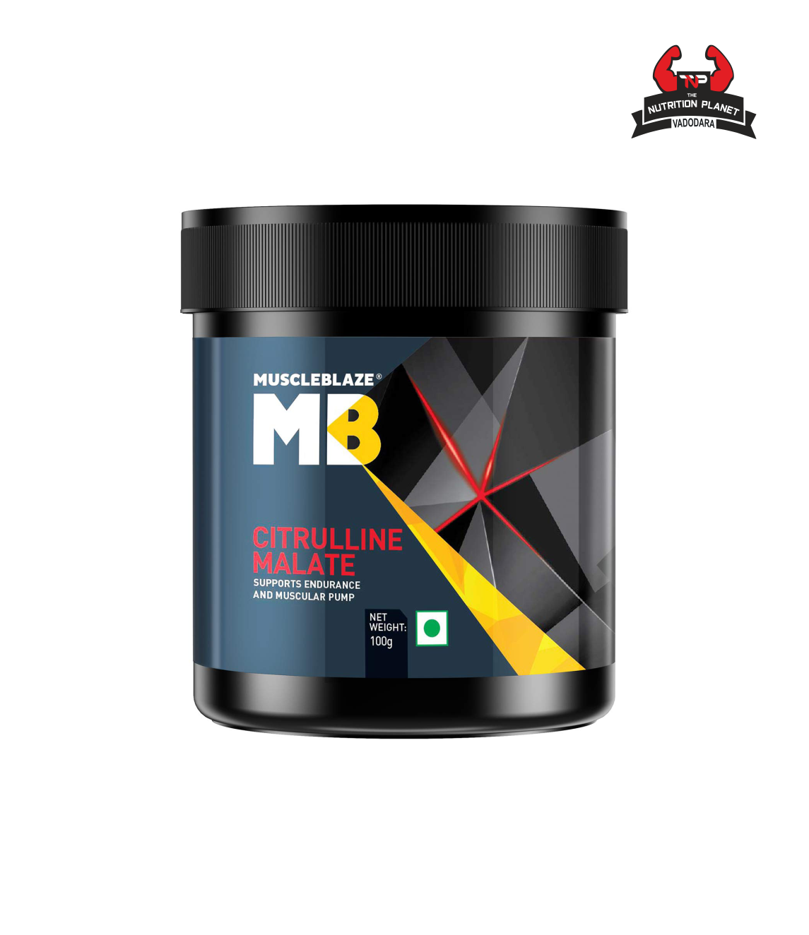  MuscleBlaze Citrulline Malate, 0.22 lb Unflavored with Official Authentic Tag
