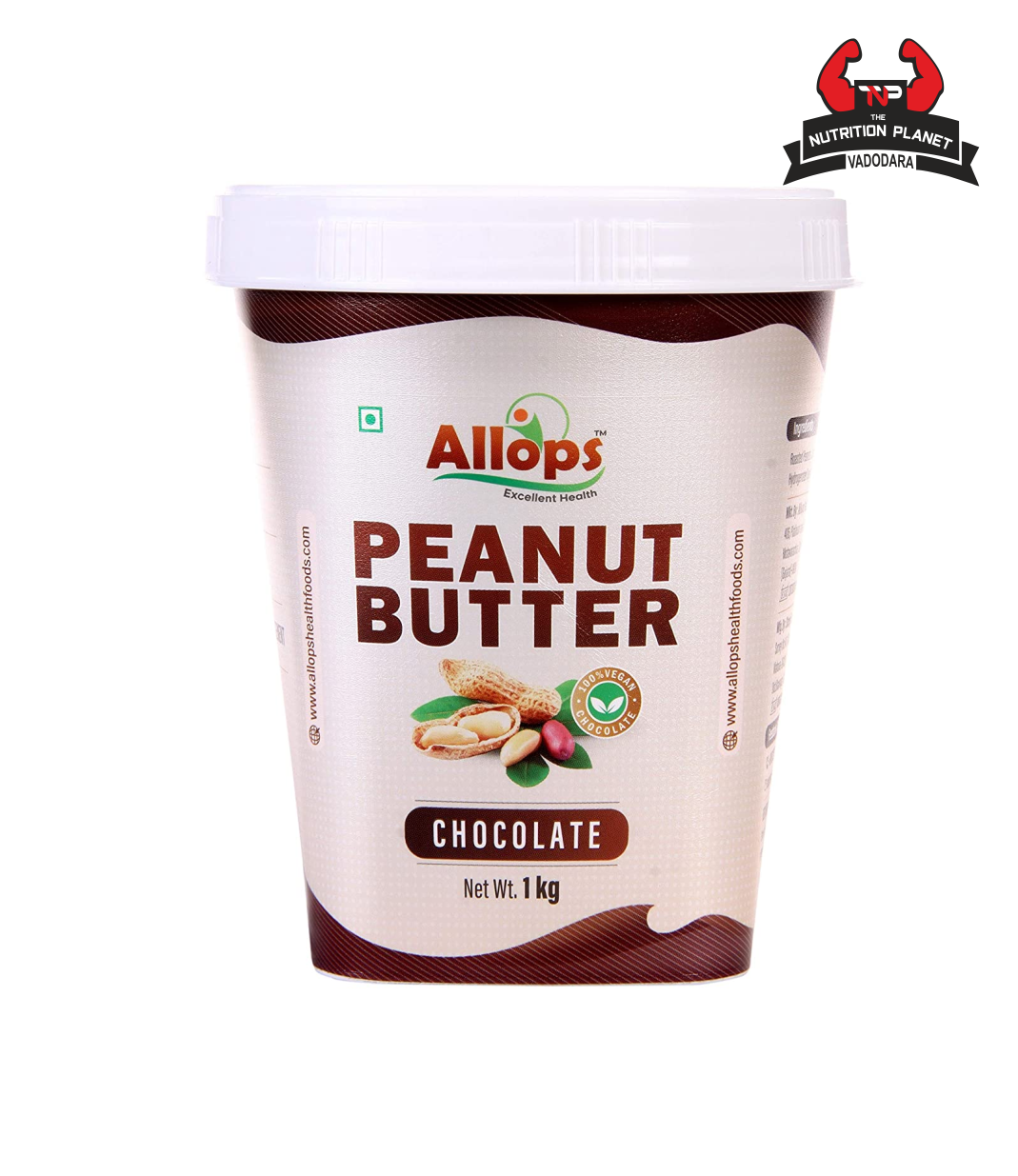 Allops Chocolate Peanut Butter 100% Veg. 1Kg