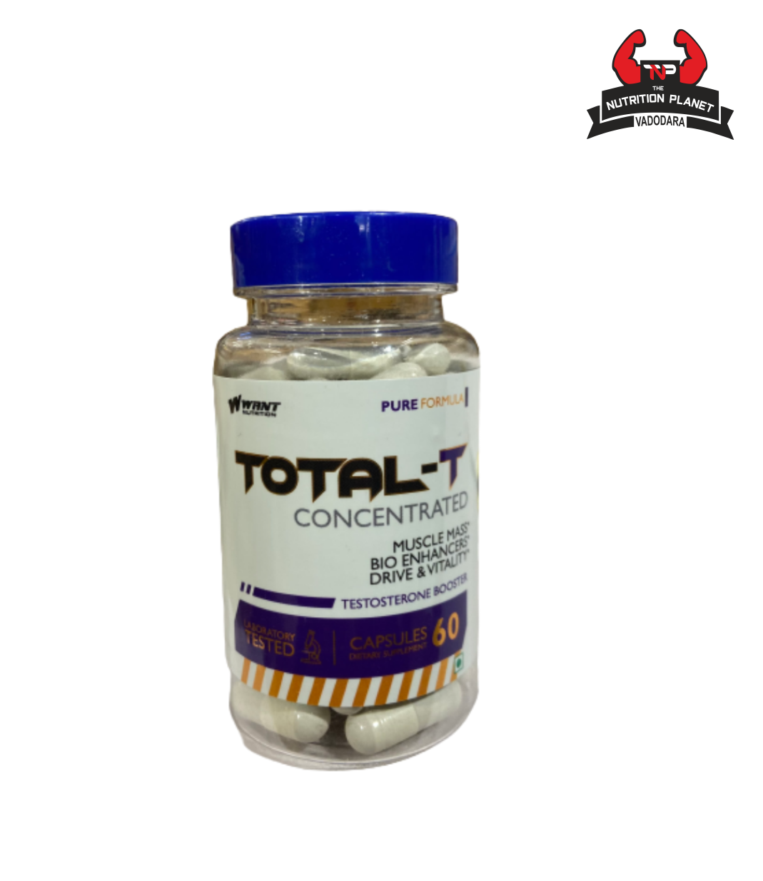 WANT NUTRITION TOTAL-T (NATURAL TESTESTERONE BOOSTER 60 CAPSULES)